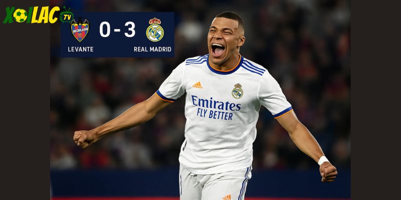 Mbappé ăn mừng, dự đoán tỷ số 0-3 nghiêng về Real Madrid Mbappé ăn mừng, dự đoán tỷ số 0-3 nghiêng về Real Madrid
