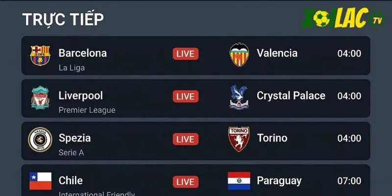 Xoilac - Nơi fan bóng đá tận hưởng mọi khoảnh khắc trận đấu. Xoilac - Nơi fan bóng đá tận hưởng mọi khoảnh khắc trận đấu.